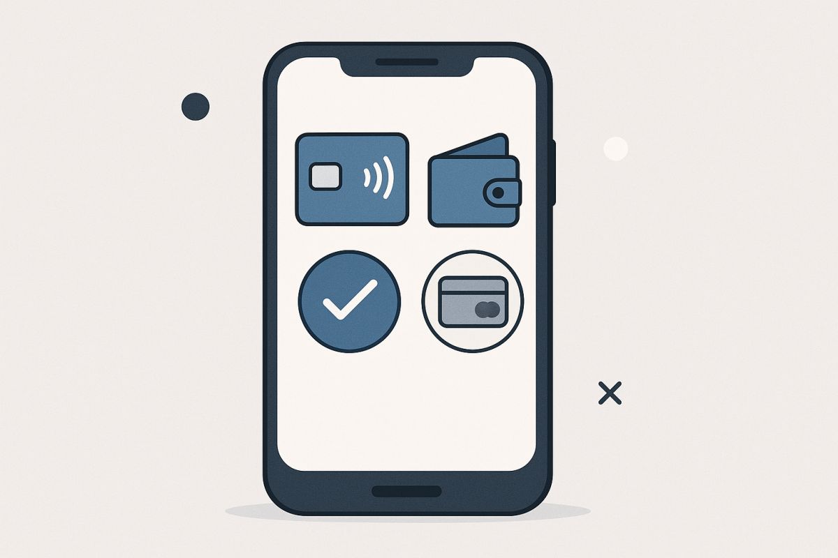 digital payment options on smartphone